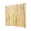 Natural Rolled Bamboo Fence, Eco-Friendly Bamboo Privacy Fence 4 ft H x 6 ft L x 0.75 in D. , Decorative Bamboo Privacy Screen for Garden, Backyard
