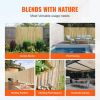 Natural Rolled Bamboo Fence, Eco-Friendly Bamboo Privacy Fence 4 ft H x 6 ft L x 0.75 in D. , Decorative Bamboo Privacy Screen for Garden, Backyard