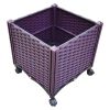 Rolling Raised Garden Bed with Deep Planter Boxes - Mobile Planters on Wheels for Indoor and Outdoor Plants - Elevated Garden Boxes Perfect for Flower
