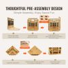 Far Infrared Wooden Sauna, Room Home Sauna Spa for 3 to 4 Person