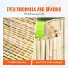 Natural Rolled Bamboo Fence, Eco-Friendly Bamboo Privacy Fence 4 ft H x 6 ft L x 0.75 in D. , Decorative Bamboo Privacy Screen for Garden, Backyard
