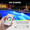 120V AC LED Pool Light, 10 Inch 40W, RGBW Color Changing Inground Swimming Pool Spa Light Underwater, with 50 FT Cord Remote Control