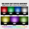 120V AC LED Pool Light, 10 Inch 40W, RGBW Color Changing Inground Swimming Pool Spa Light Underwater, with 50 FT Cord Remote Control