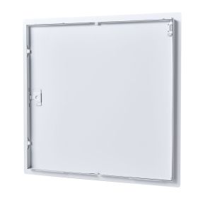 Access Panel For Drywall, 19.2 X 19.2 In Galvanized Steel Access Door, Easy Install Hinged Service Panel With Screwdriver Latch, For Ceiling Plum (Option: Default)